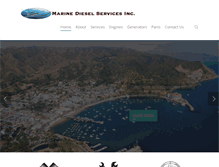 Tablet Screenshot of marinedieselservice.com